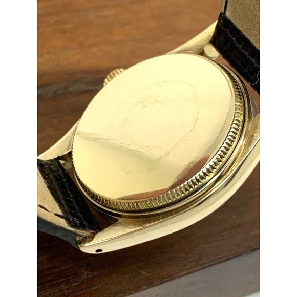 Rolex Oyster Perpetual Women's Watch Vintage Swiss Automatic 14k Gold Case - Picture 6 of 14